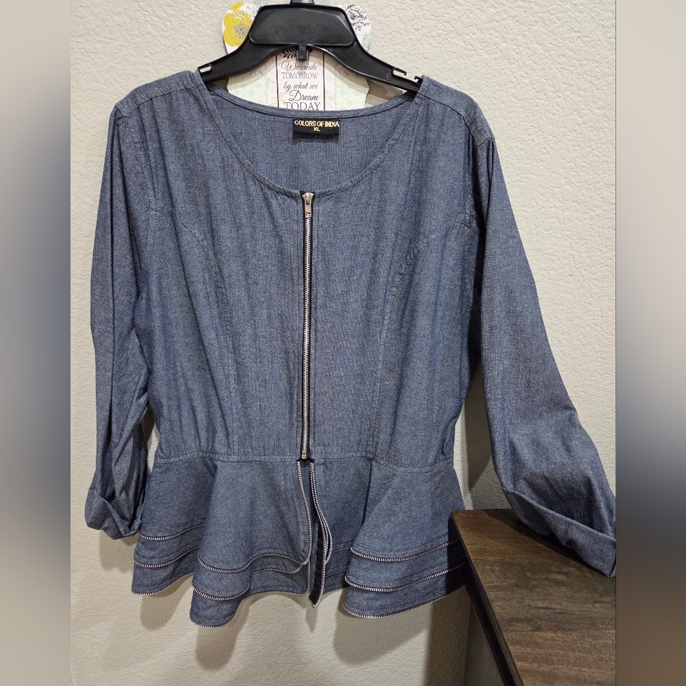 Denim Blue Women's Jacket